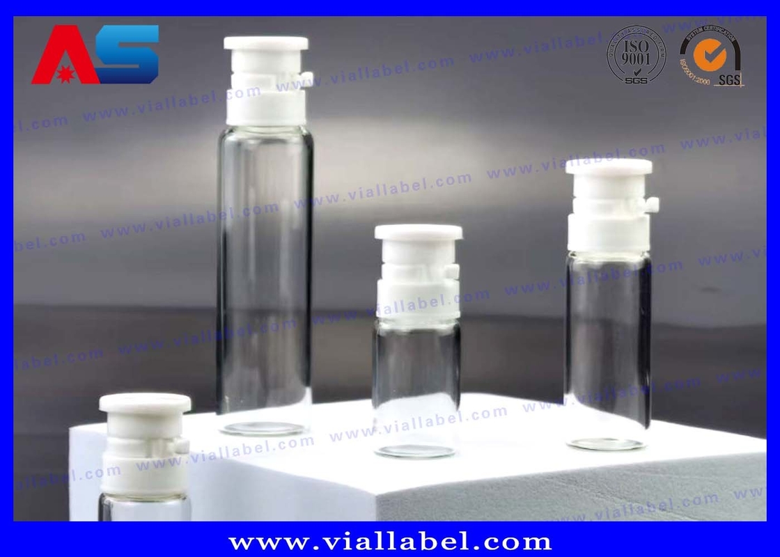 Schönheitsöle 2 ml 3 ml 5 ml 10 ml Verschlussoberfläche Kleine Glasflaschen mit leicht abziehbarer Kappe