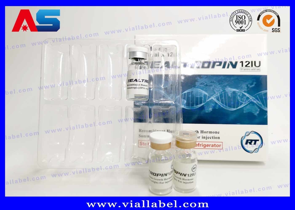 Pharmazeutische Konstruktion Druck Somatropina Hcg 2 ml Durchstechflasche Verpackung Verpackung aus Bodybuilding-Papier