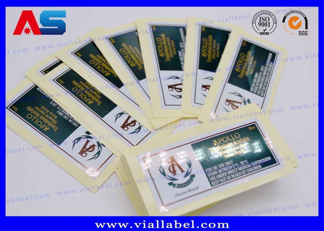 Individuelles Logo 10ml Flasche Aufkleber Etiketten Gold Folie Farbe Starker Klebstoff