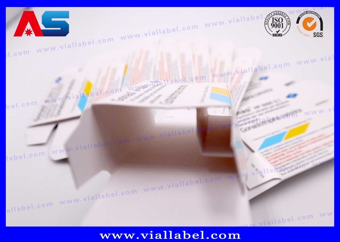 Persönliche Glasflasche Papier 10 ml Durchstechflaschen für Pregnyl Hcg Pharmazeutische Verpackungskiste