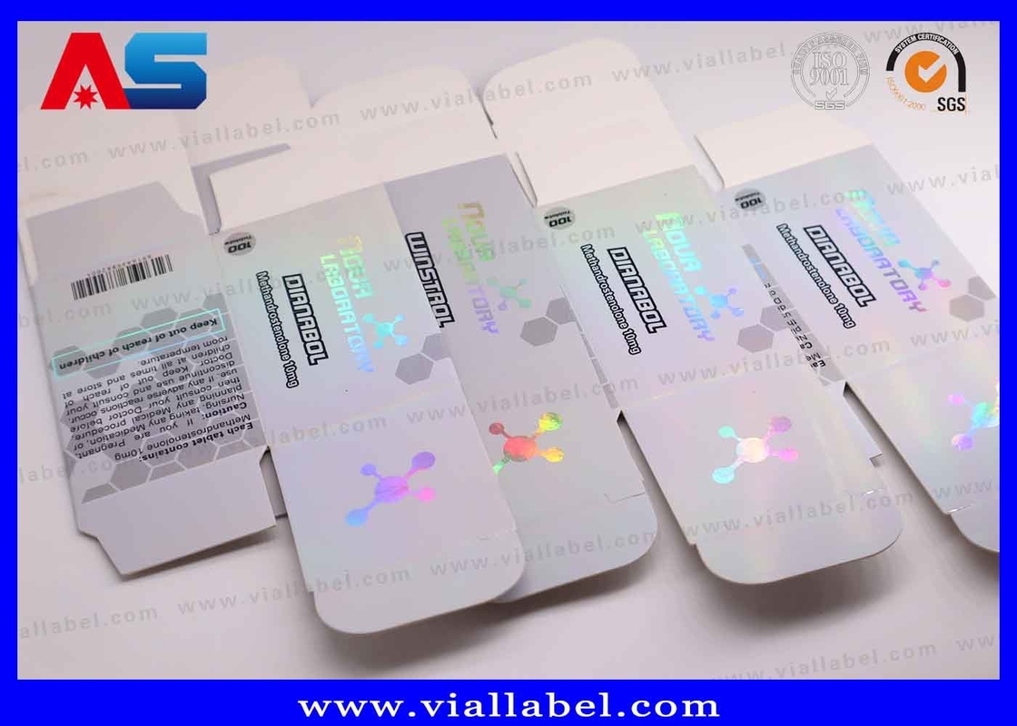 Premium 10ml Fläschchenbox mit holographischen Sicherheitsmerkmalen - Manipulationssichere Pharmaverpackung - ISO 9001 & FSC zertifiziert, 12+ Jahre weltweite Export-Expertise