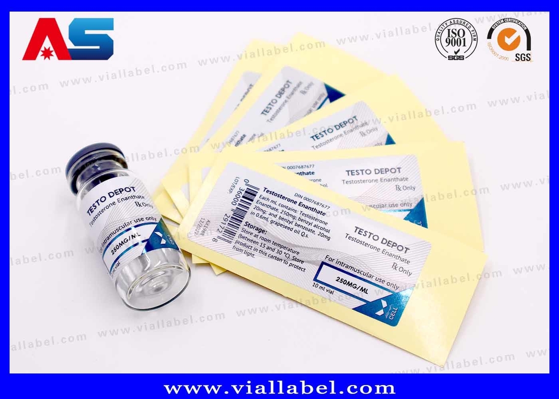 Starke Klebstoff-Premium-Flaschenetiketten für medizinische und Laborzwecke 2 ml / 10 ml