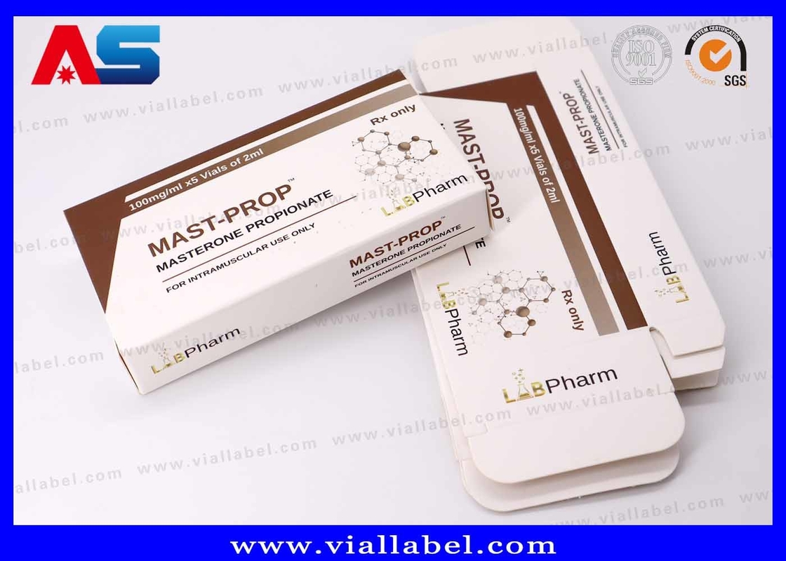 Custom Peptide Storage Box für 2x2ml Durchstechflaschen, Premium Peptide Verpackungskasse