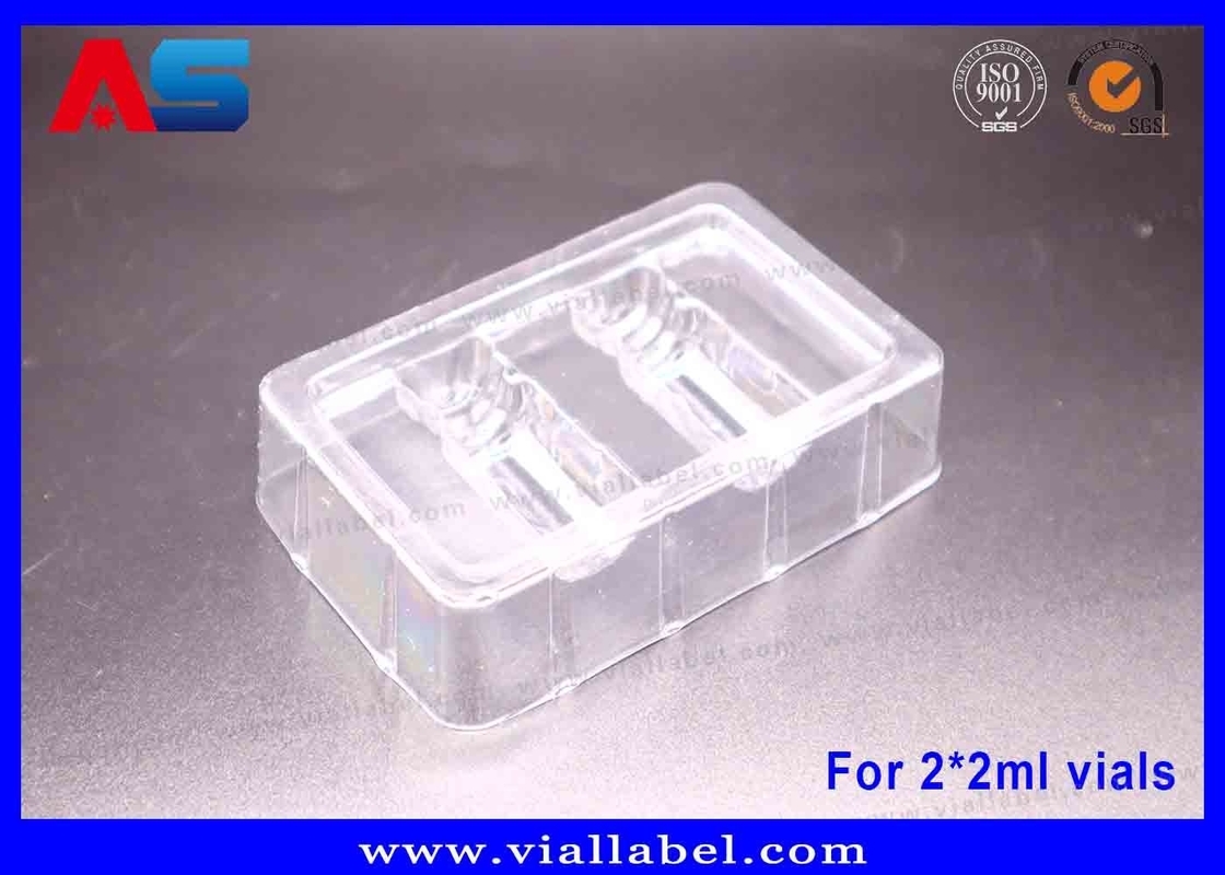 2 ml Flaschenblasenbehälter für Tirzepatid / Hcg Packung Blasenbehälter 50um Dicke klare Behälter