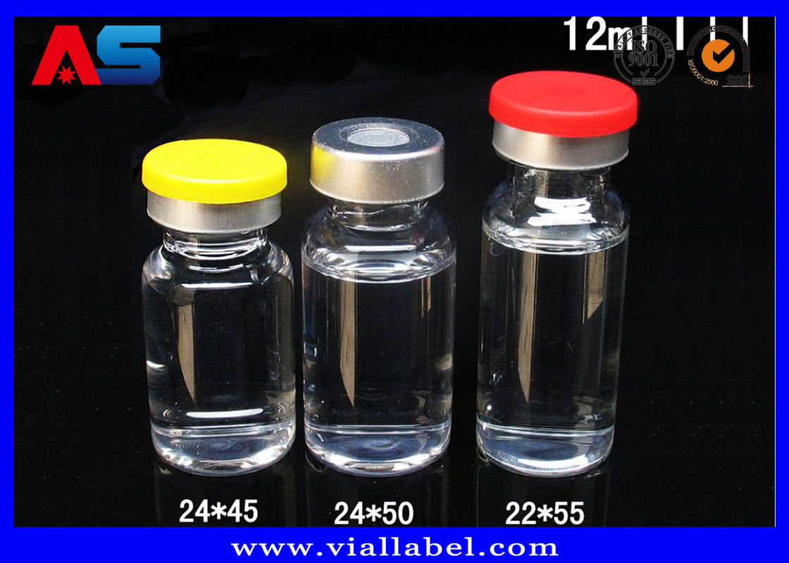 22*45mm Glasflaschen 10ml Glasfläschchen mit Stopfen für Peptid / Bodybuilding-Fläschchen / Sarms