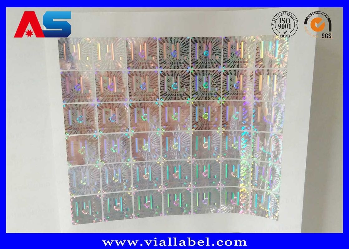 Matrix Laser Custom Holographische Aufkleber Vinyl Hologramm Leer für Fläschchen-Speicherbox 3D-Laser-Hologramm