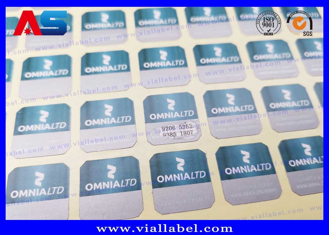 Custom Design Anti Fake Hologramm Sicherheitssticker ungültig 3D Hologramm Aufkleber