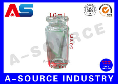 Clear 10ml Glass Vials With Flip Off Tops
