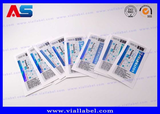 Holographischer Druck Peptid 10 ml Flaschenetiketten kundenspezifische Design-Kundensticker für Flaschen
