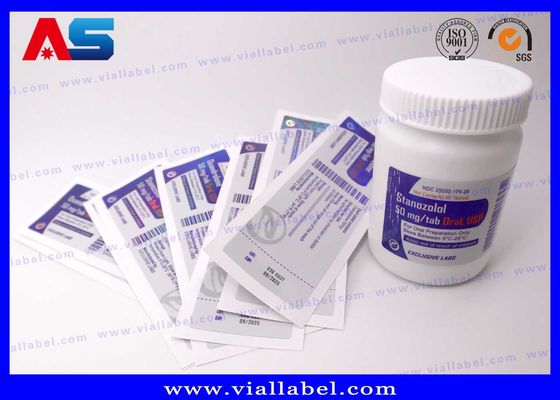 PP-PET-Plastikklebstoff Pille Flasche Aufkleber Custom Drucken kundenspezifische Flaschenetiketten
