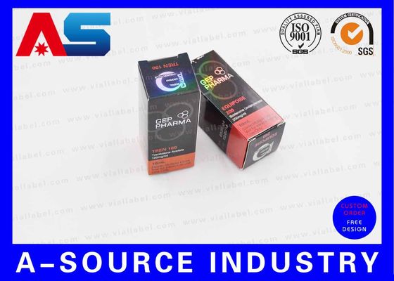 Markenarzneimittelverpackungsetiketten für Kisten CMYK-Druck Professionelles Design / Peptidflaschen