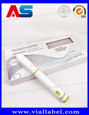 Synedica Green Pen Verpackungskarton   Custom Peptide Injection Pen Case für Reta 40 mg Peptide Injection Pen, Synedica Injection Pen