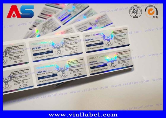 Peptide-Phiolen-Aufkleber von Glasphiolen 10ml, kundenspezifisches Peptide-Aufkleber-Drucken