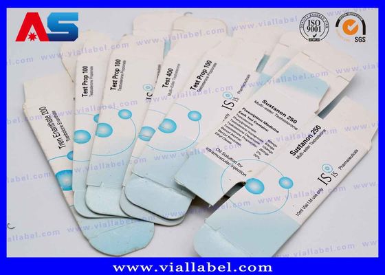 Benutzerdefinierte Hologramm-Vial-Aufbewahrungsbox Druck 10ml Vial-Boxen und Verpackung / kleine Verpackungsboxen